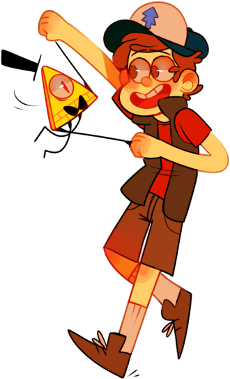 Some Transparent Dancing Bill And Dipper What Are They - Bill Cipher (500x616)