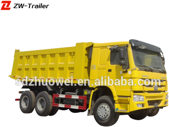 Chinese Sinotruk Howo 12 Wheeler Dump Truck In Dubai - Trailer Truck (640x640)
