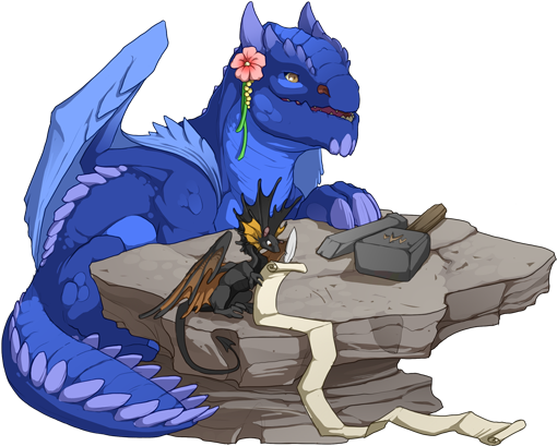 Tomo - Flight Rising Arcane Nest (700x450)