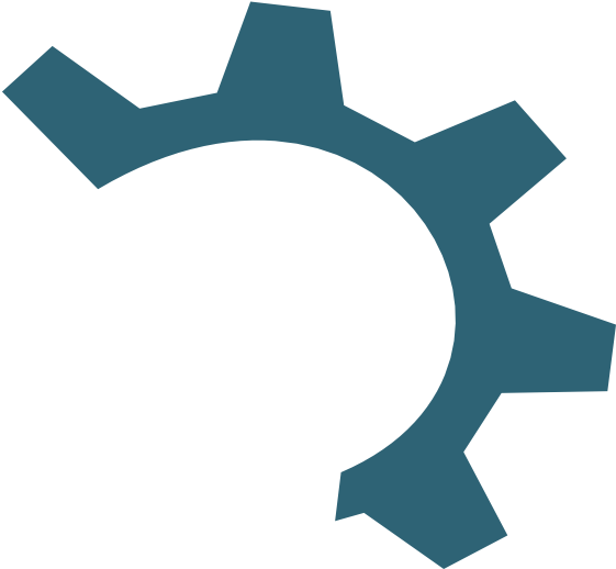 Half Gear Logo Png (600x586)