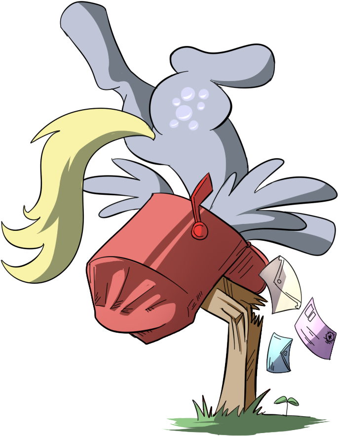 Derpy Hooves Pony Cartoon Mammal Horse Vertebrate Horse - Cartoon (1000x1000)