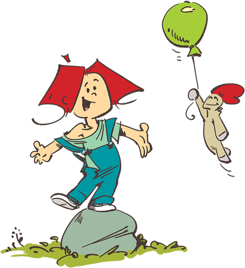 Frank And His Friend On A Rock With A Balloon - Frank And His Friend On A Rock With A Balloon (1000x951)