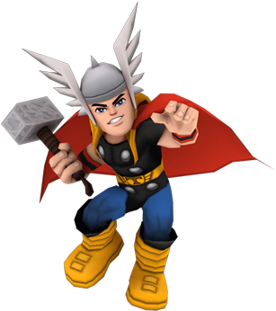 Thor Clipart The Super Hero Squad Show - Thor Super Hero Squad (360x364)
