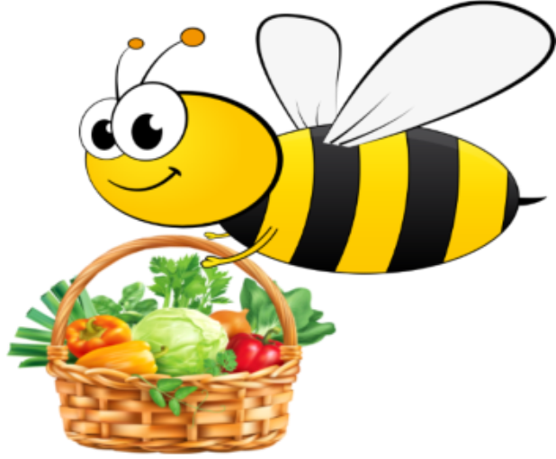 Volunteer - Bees Clipart (618x511)