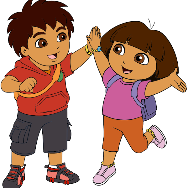 Dora Cartoon Pics Dora The Explorer Clip Art Cartoon - Clip Art (600x600)