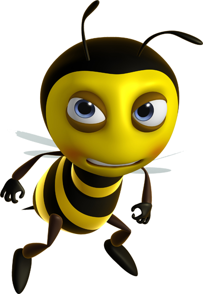 "you Say, We Spray" - Cute Honey Bee (400x578)