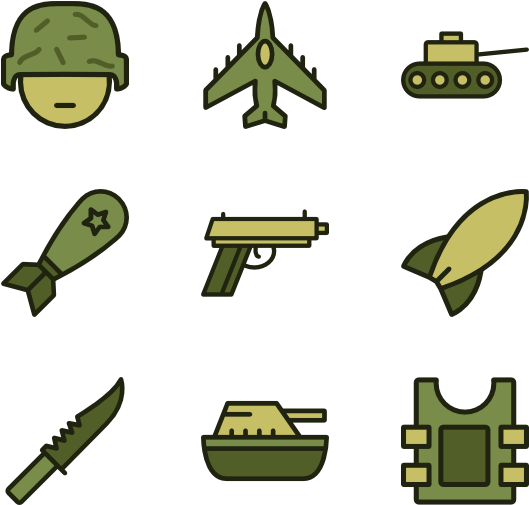 Army 16 Icons - Military (600x564)
