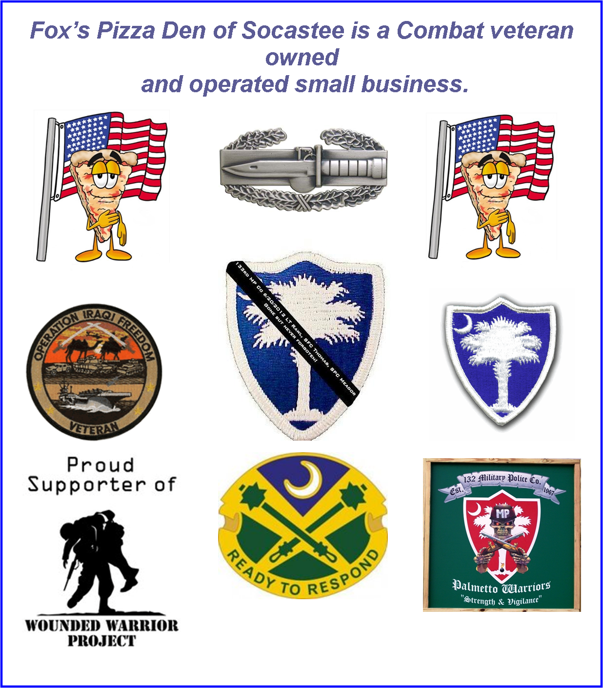 Your Host At Fox's Pizza Den Of Socastee - Wounded Warrior Project Premier Fan T Shirt (1236x1410)