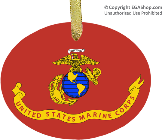 Marine Corps Flag Glass Ornament - Pro Pad Inc. Pro Pad Marine Corps Flag 10"x15" (#flg-mar15) (600x600)