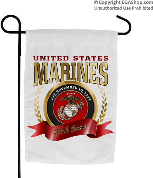 Usmc Garden Flag Garden Flags With Marine Corps Themes - Marine Corps Birthday 2017 (600x600)