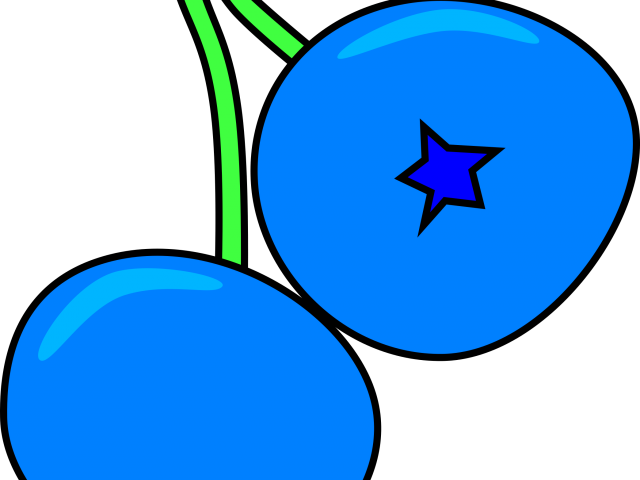 Berry Clipart Clip Art - Cartoon Blueberry (640x480)