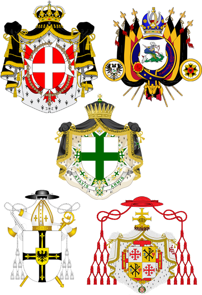 The First Orders Of Chivalry Were Formed During The - Chivalric Orders In Heraldry (424x599)