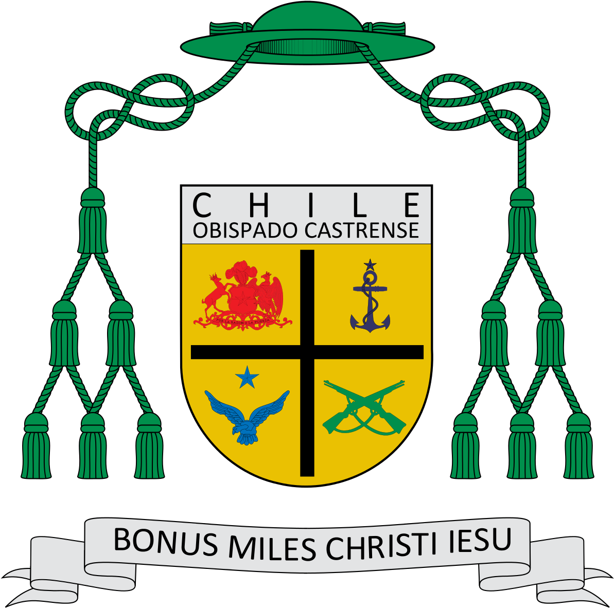 Military Of Chile Wikipedia - Archbishop Sheehan Coat Of Arms (1200x1279)