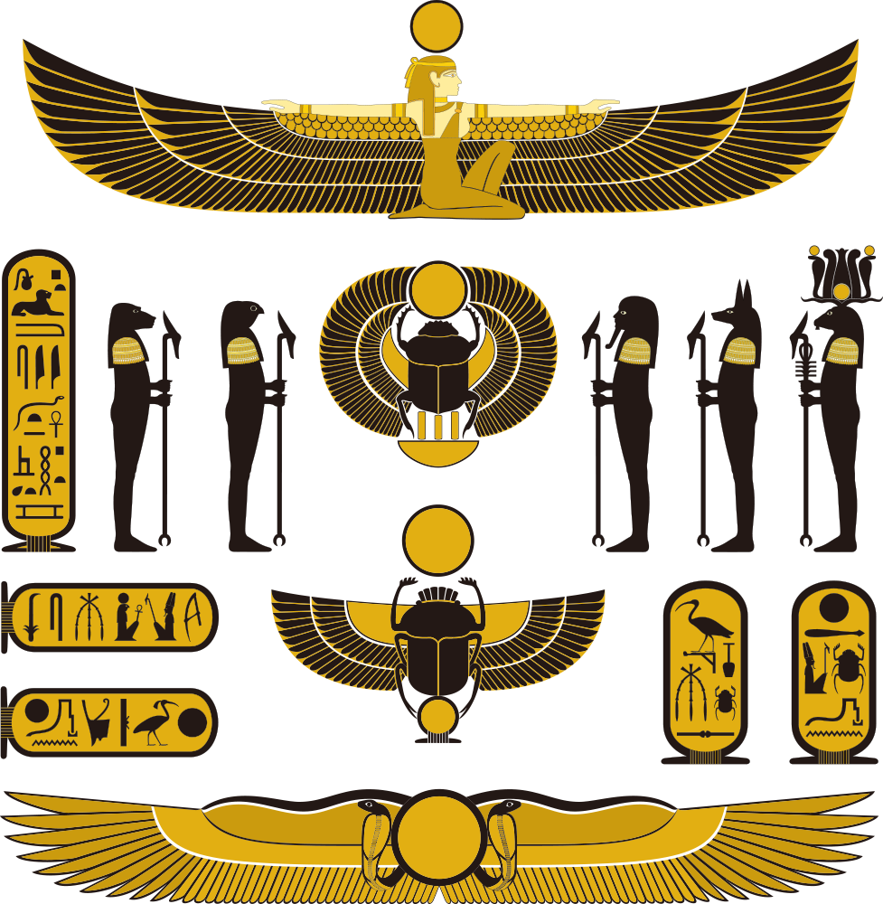 Ancient Egyptian Deities Pharaoh Mummy Ancient Egyptian - Ancient Egypt Symbols (977x1000)