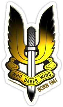 Click On The Image To Purchase - Sas Badge (375x360)