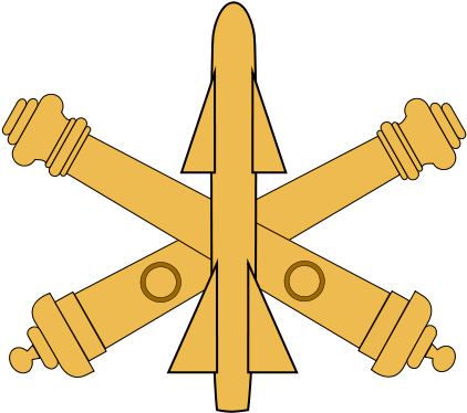 Pin Military Branches Clipart - Air Defense Artillery Logo (434x385)