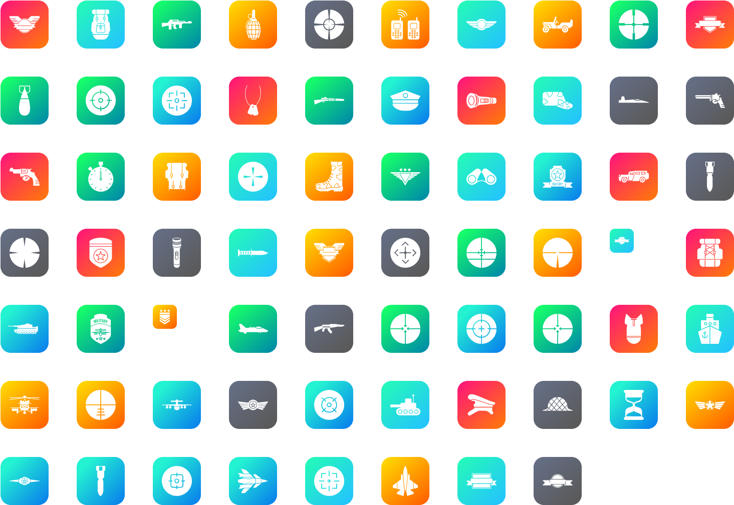 Business Icons - Name Of Colors List (1600x1144)