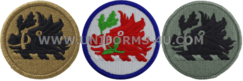 Air Force Falcons Alabama Crimson Tide Arizona State - Georgia National Guard Acu Patch (500x168)