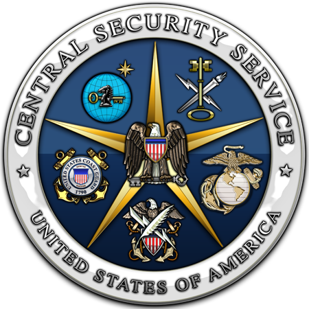 Z Us Central Security Service Seal 1 - Css Seal Shower Curtain (450x450)