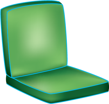 Chair With Back - Chair (375x356)