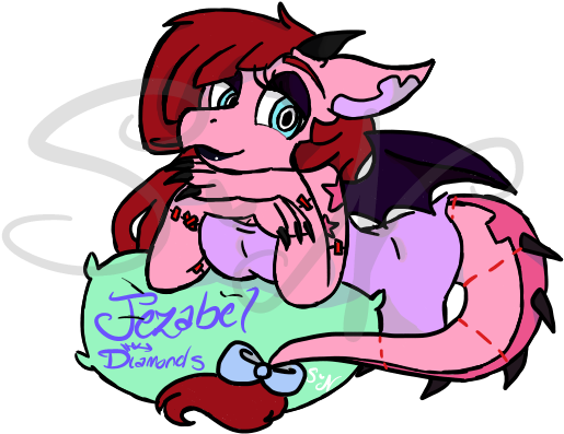 Jezabel Diamonds - Cartoon (600x400)