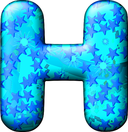 Party Balloon Cool Letter H - Letter H Balloon Design (444x456)