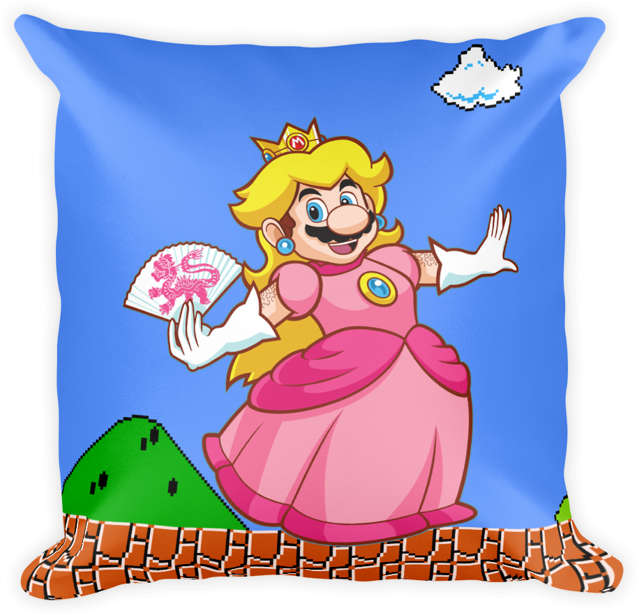 Mario Tuck Pillow Swish Embassy - Pillow (1000x1000)