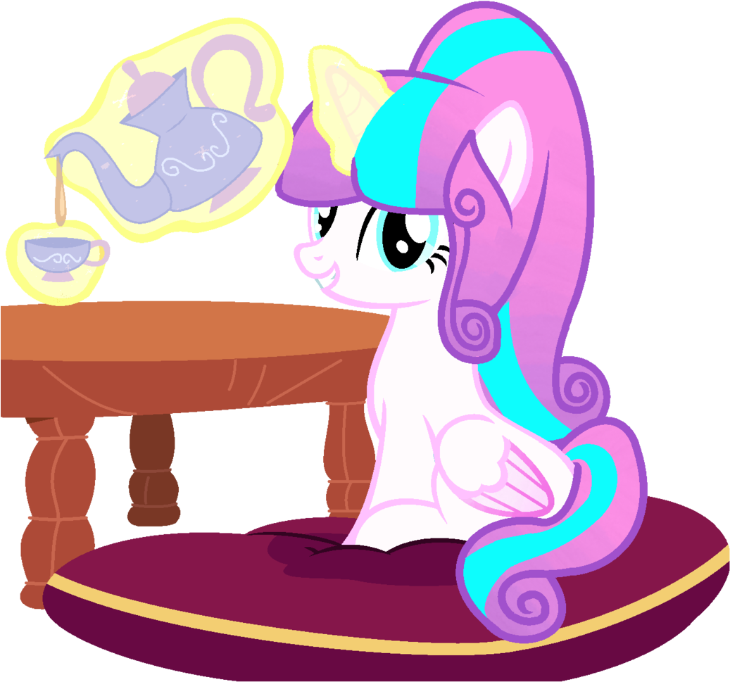 Little903, Food, Magic, Older, Pillow, Pony, Princess - My Little Pony: Friendship Is Magic (1037x1024)