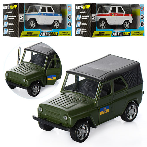 Машинка 818-1 W Жел, Инерционная - Jeep Wrangler (800x800)