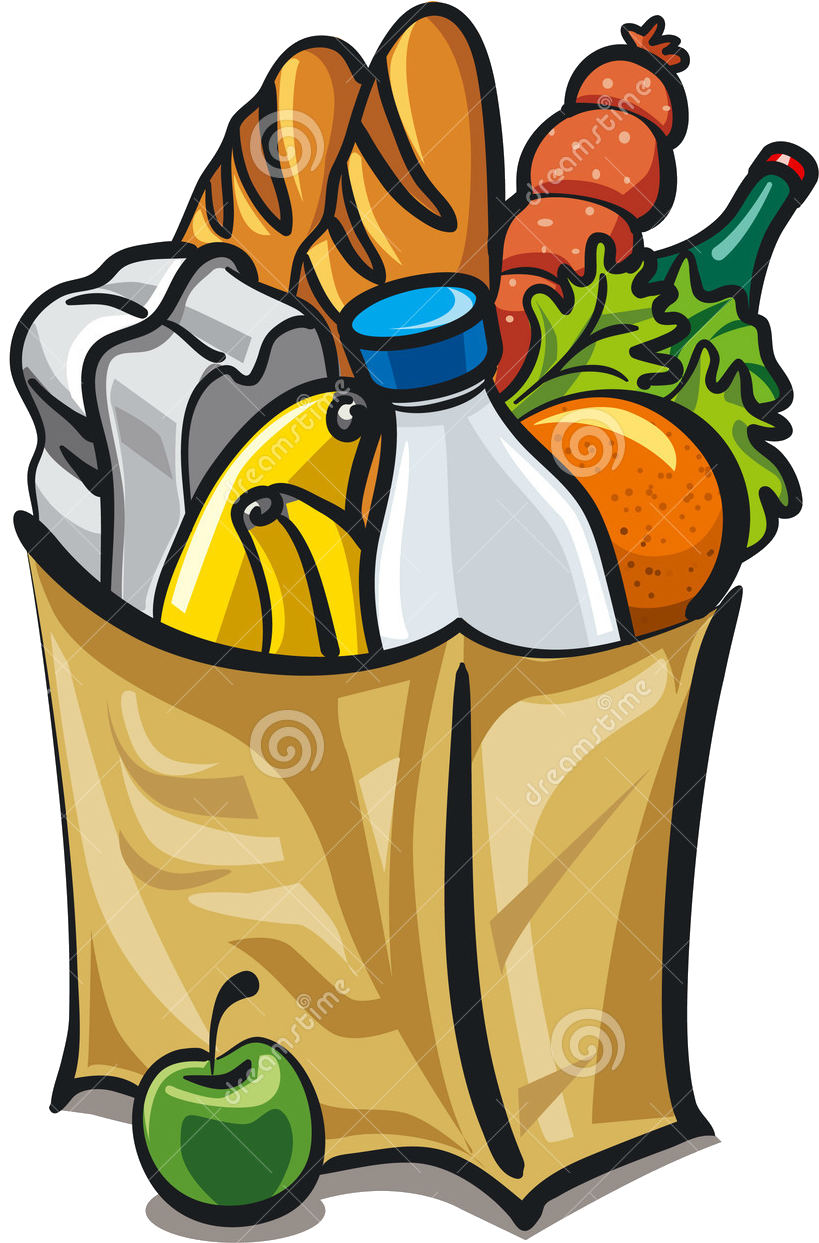 Grocery Store Shopping Bags & Trolleys Supermarket - Grocery Store Shopping Bags & Trolleys Supermarket (1215x1300)