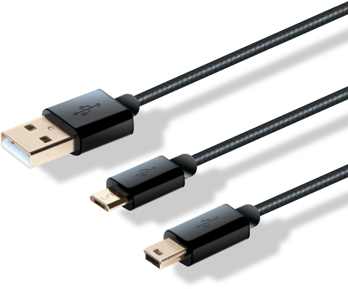 Cable Png Clipart - Dreamgear Isound-6903 Braided Micro Usb Cable, 10ft (1200x1200)