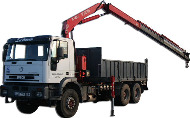 Fleet Awareness Se Integra Al Software De Pitnav Y - Grua Articulada Sobre Camion (640x400)