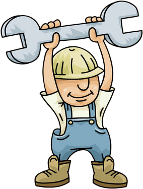 Pix For Cartoon Construction Worker - Construction Worker Cartoon (380x380)