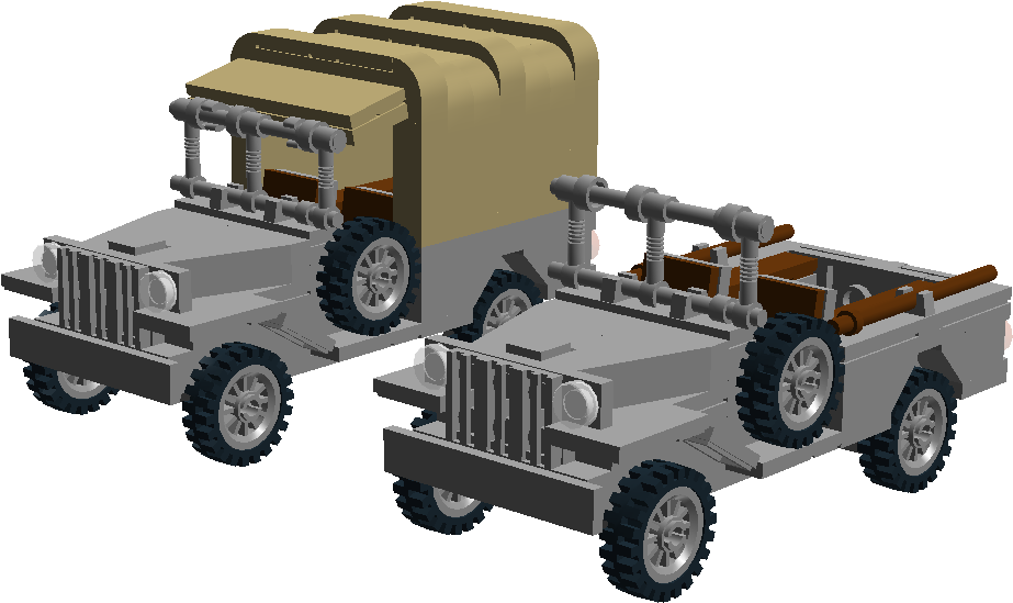 Original Lego Creation By Independent Designer - Land Rover 101 Forward Control (1126x577)