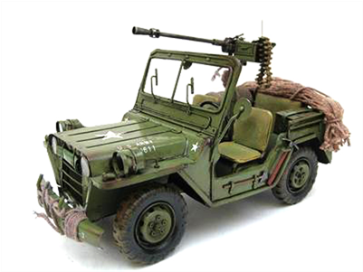 Jeep With Gun - Jeep Cj (400x400)