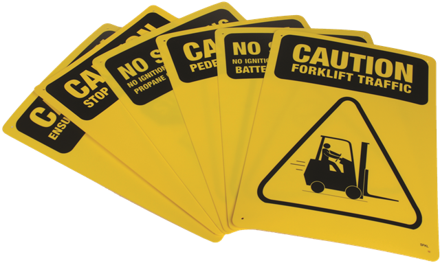 Caution Sign Bundle - Sign (640x383)