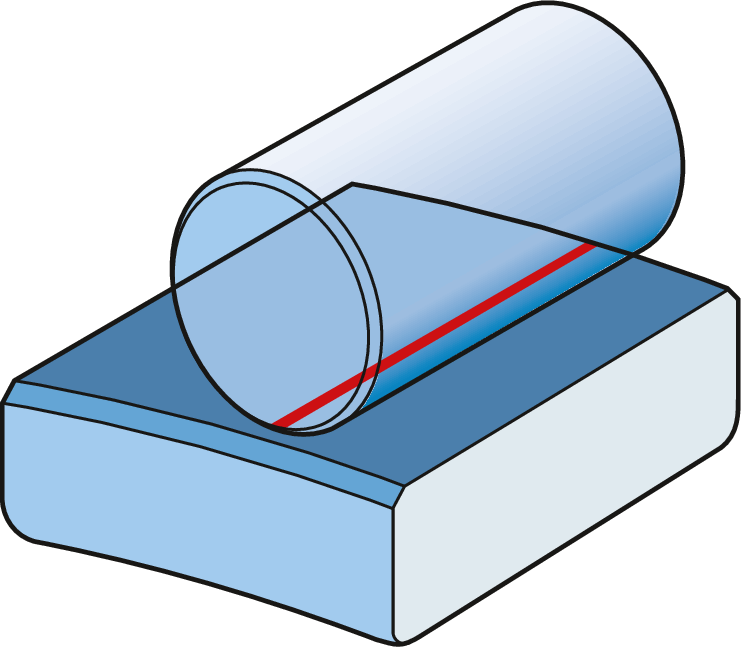 With Increasing Load Acting On The Bearing, The Contact - Diagram (741x647)