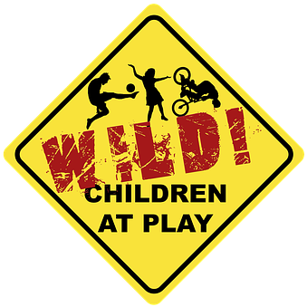 Caution Sign, Banner, Header, Attention - Soccer Player Kicking Ball (354x340)