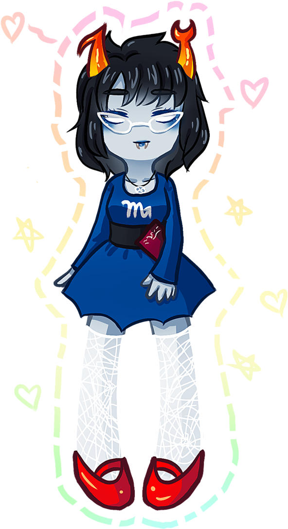 Cute Spider Alien Ghost Girl By Slackpracticerepeat - Cartoon (707x1131)
