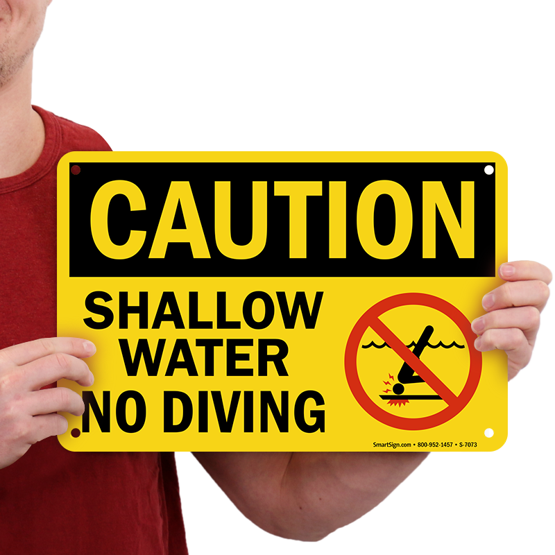 Pool Caution Sign - Caution Sign (800x800)