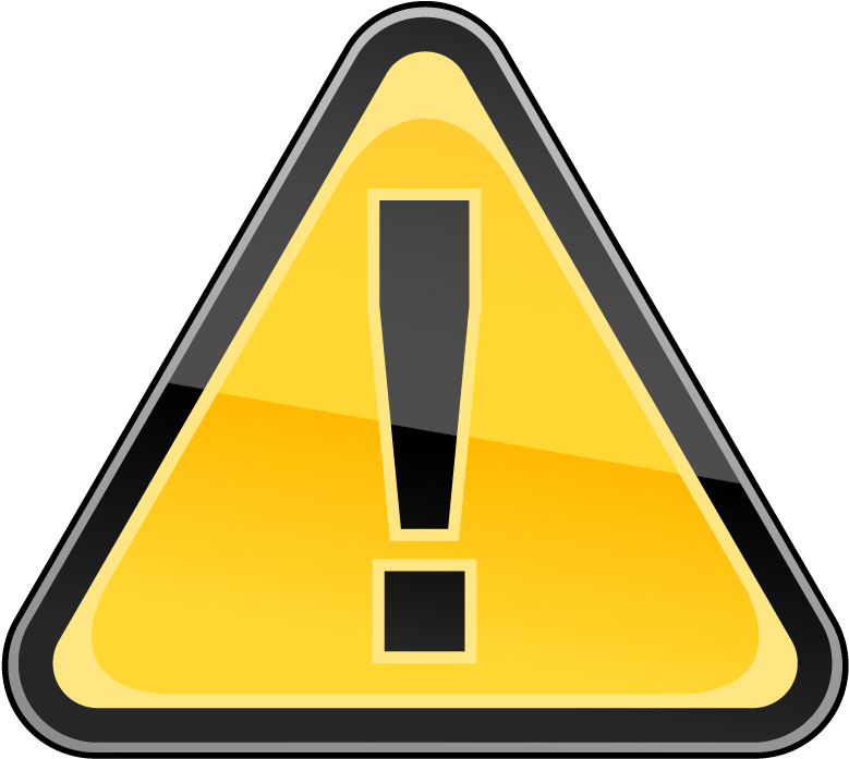 Caution Sign Icon - Symbol Of Hazardous Material (851x851)