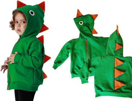 Fantasia Dinossauro Infantil - Moletom De Dinossauro (450x338)