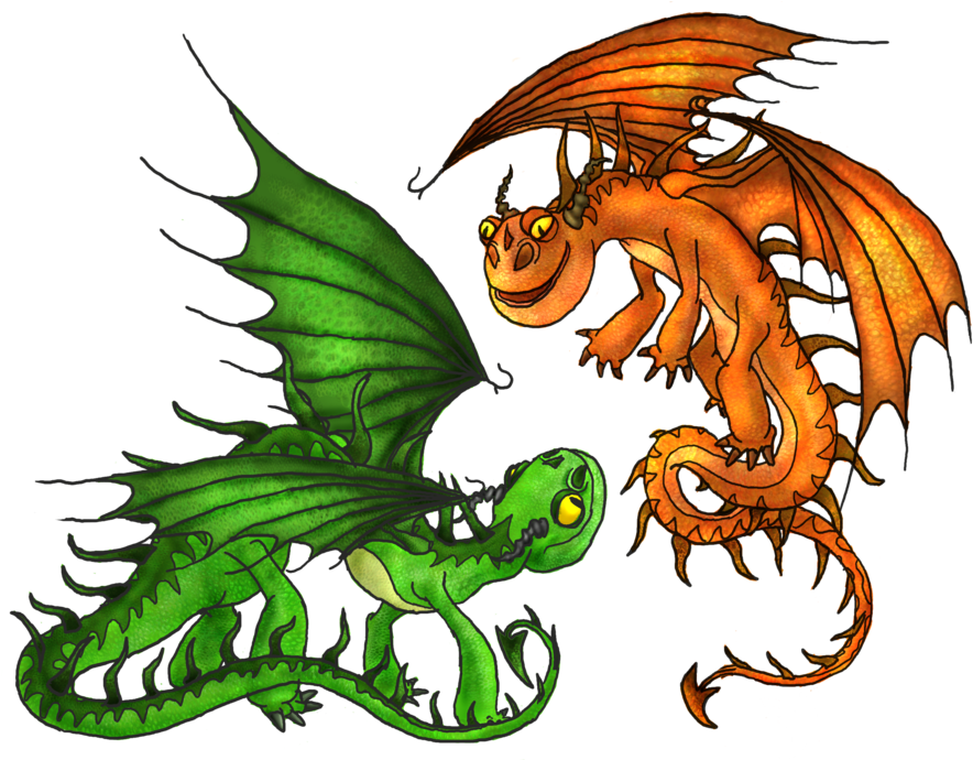Fire Breathing Dragon Clip Art - Painting (900x689)