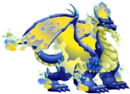 Blue Dragon Clipart Fire - Cool Dragon City Dragons (850x618)