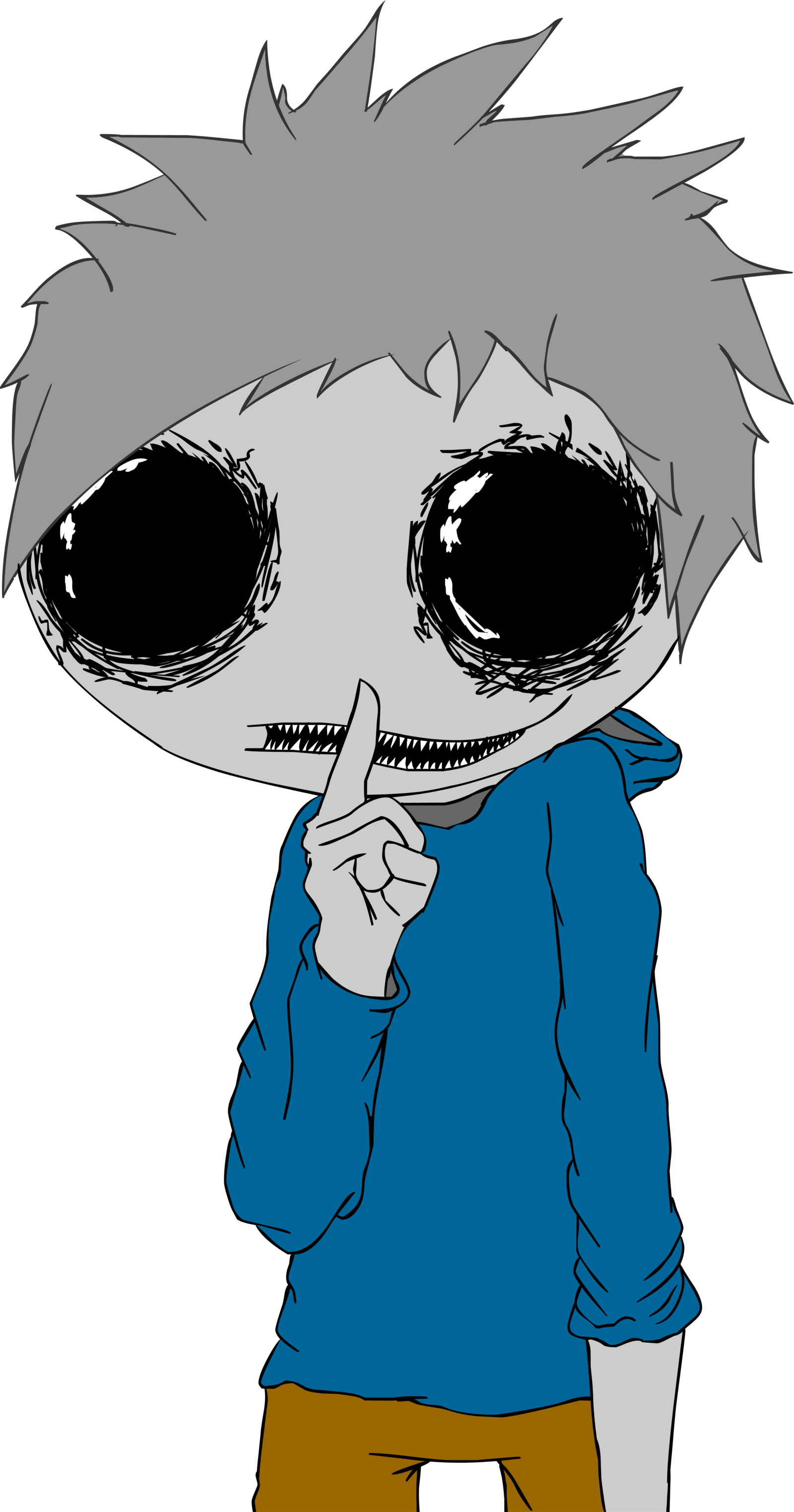 Silence Please Sketch 1 By Art-josh - Illustration (1600x3047)