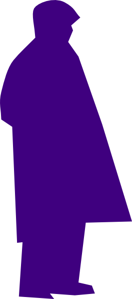 Standing Man Wearing Jacket - Coat (264x596)