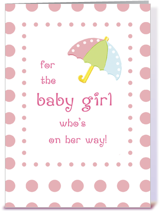 Baby Shower Greetings Card Projects Idea Of Ba Shower - Congratulations Baby Shower Girl (435x429)