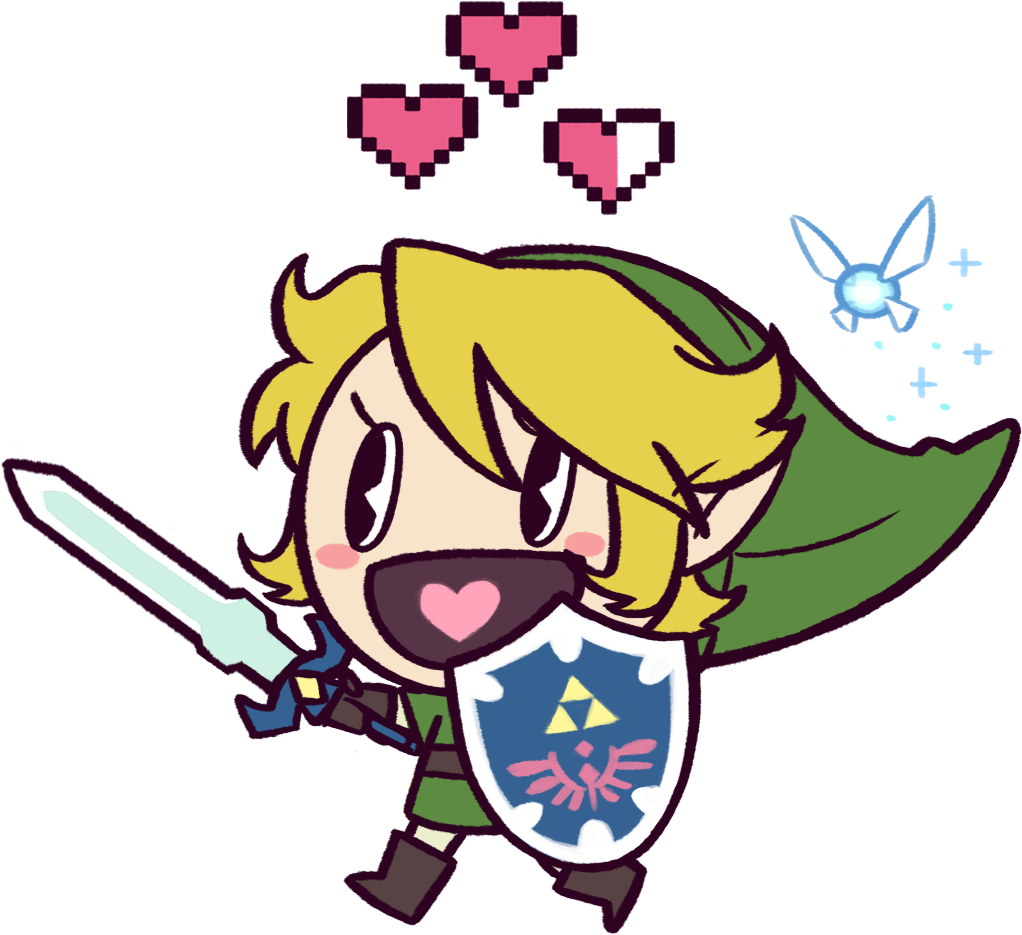 Some Legendo Zeldo Stickers For A Frand Who Tries To - Gabumon Png (1100x1100)