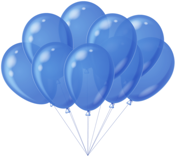 23 - Purple Balloons Clipart (500x500)