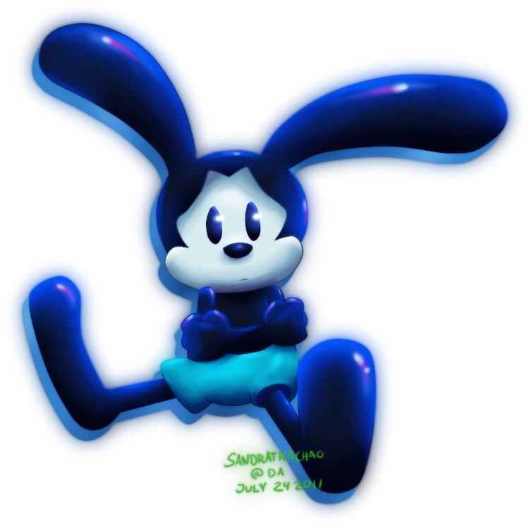 The Forgotten Lucky Rabbit By Sandette - Cute Oswald The Lucky Rabbit (900x800)